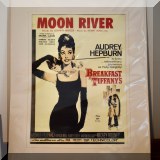 A38. Moon River / Breakfast at Tiffany's poster. 